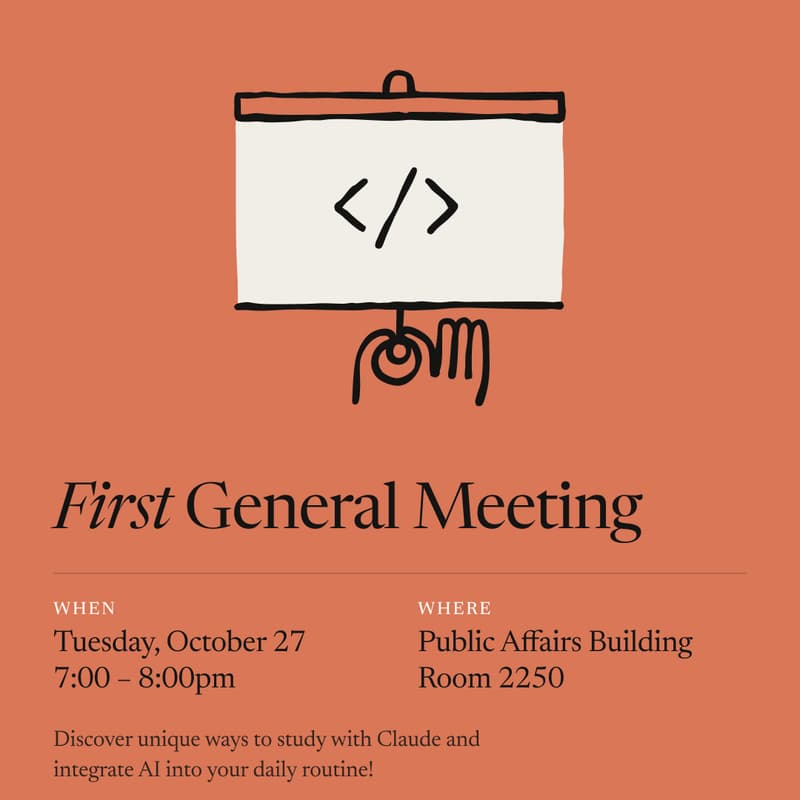 Cover Image for [FIRST] CBC General Meeting Fall '26