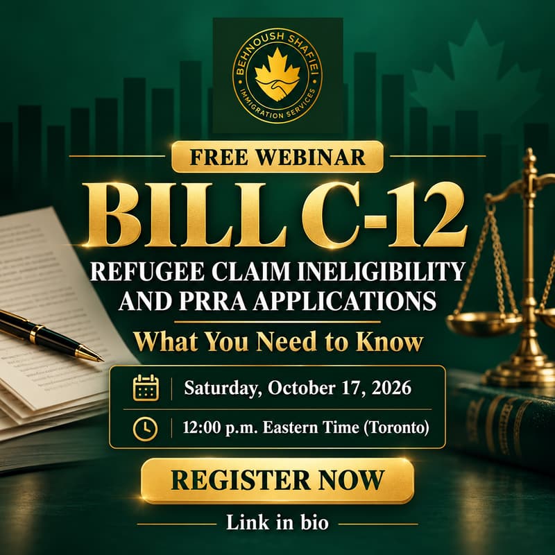 Cover Image for Bill C-12 Refugee Claim Ineligibility and PRRA Applications: What You Need to Know