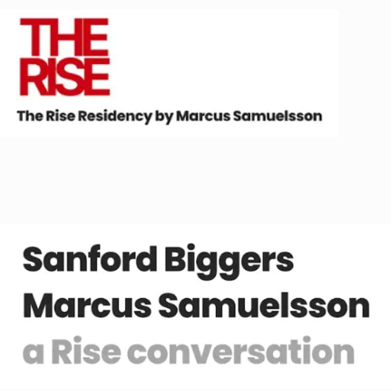 Cover Image for Marcus Samuelsson & Sanford Biggers: a Rise Conversation