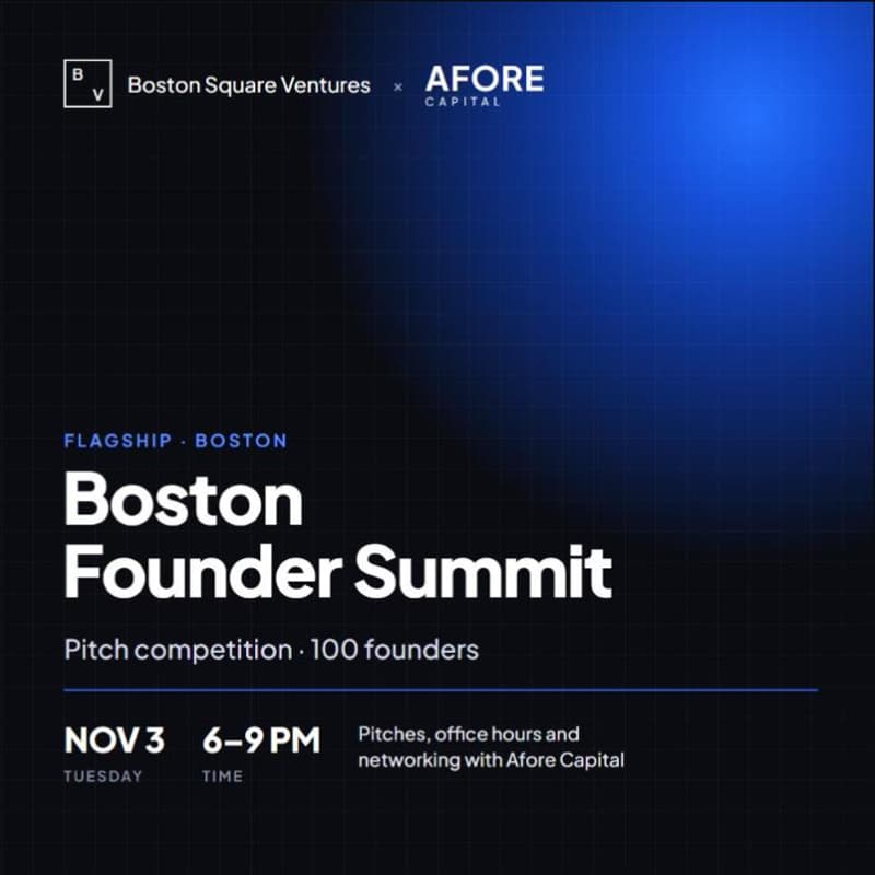 Cover Image for Afore x BSV Boston Founder Summit