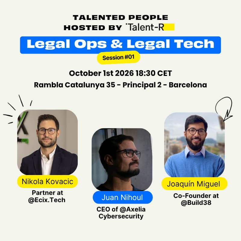 Cover Image for CISO Legal Tech Session #01