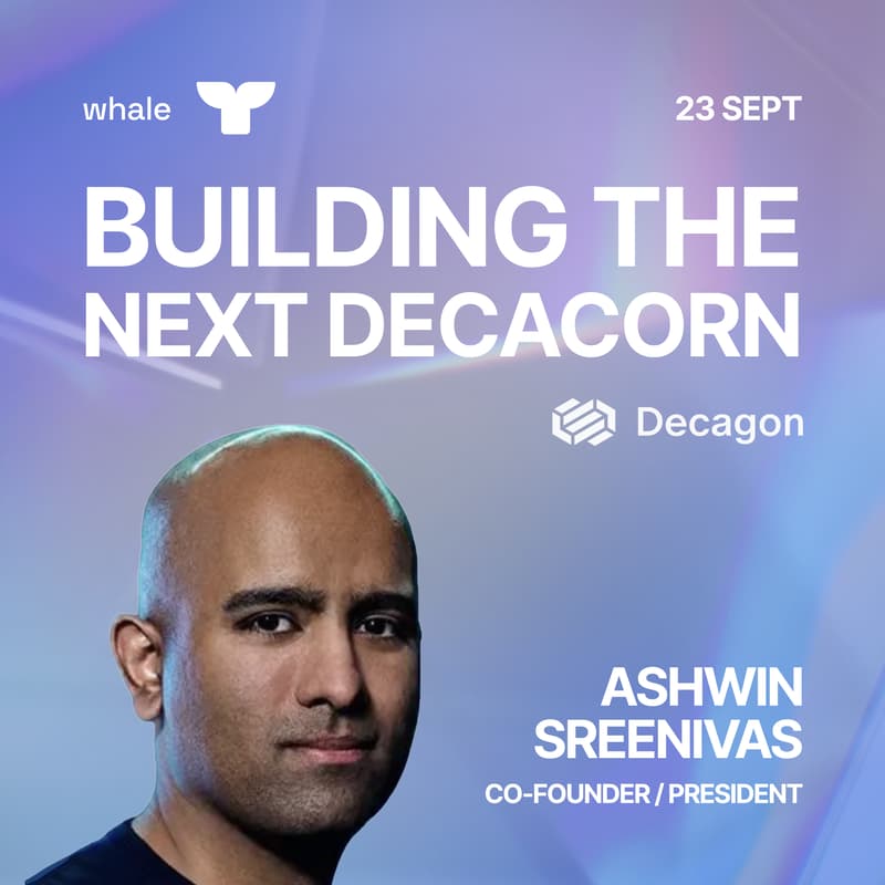 Cover Image for A fireside chat with Ashwin Sreenivas - Co-Founder & President at Decagon
