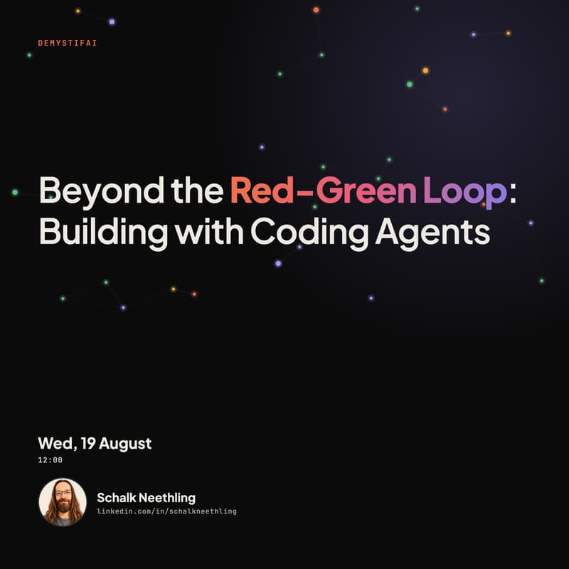 Cover Image for Beyond the Red-Green Loop: Building with Coding Agents