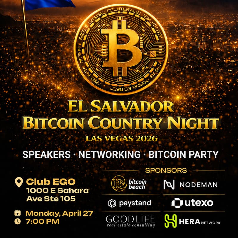 Cover Image for El Salvador Bitcoin Country Night