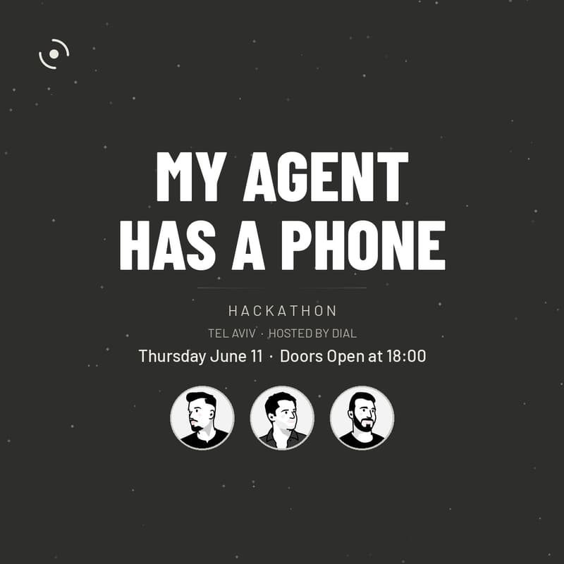 Cover Image for My Agent Has A Phone Hackathon - Tel Aviv