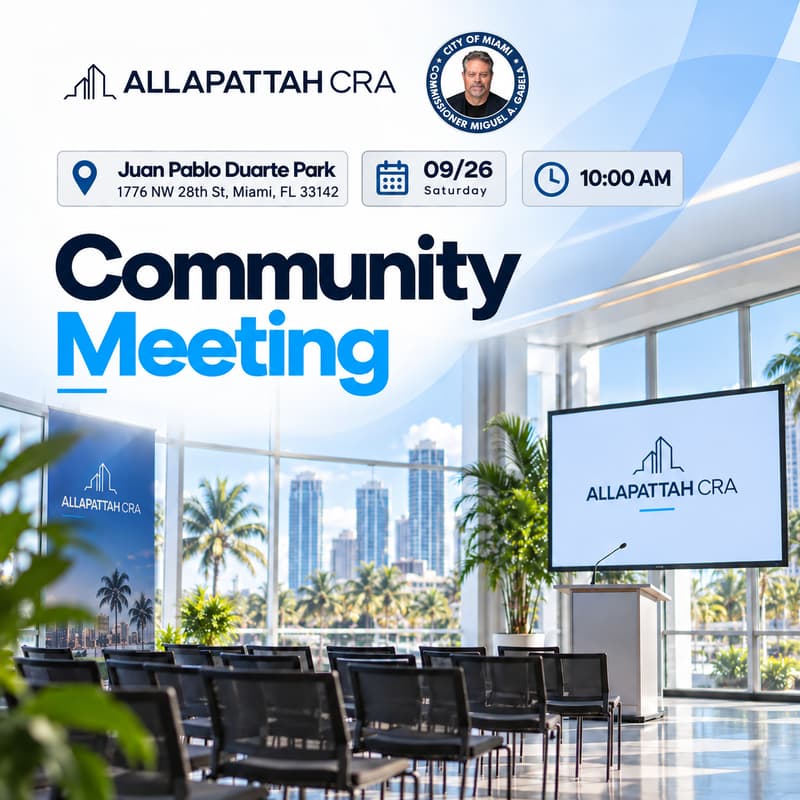 Cover Image for Allapattah CRA Community Meeting