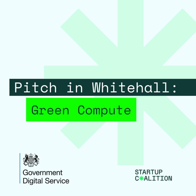 Cover Image for Pitch in Whitehall: Startup Coalition & Government Digital Service