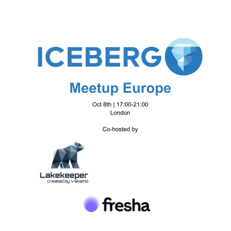Cover Image for Apache Iceberg™ Europe Community Meetup - London Hub