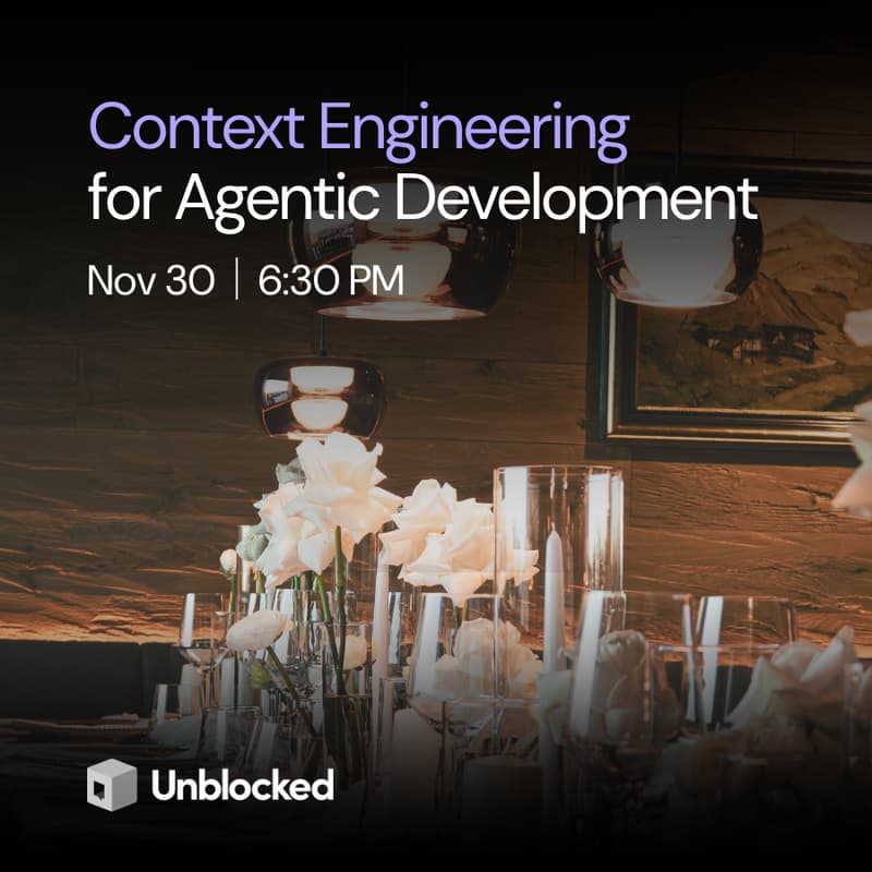 Cover Image for Context Engineering for Agentic Development | AI Engineering Leaders Dinner at AI Dev
