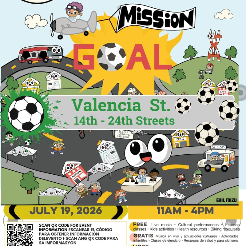 Cover Image for Volunteer Opportunity: Sunday Streets in the Mission
