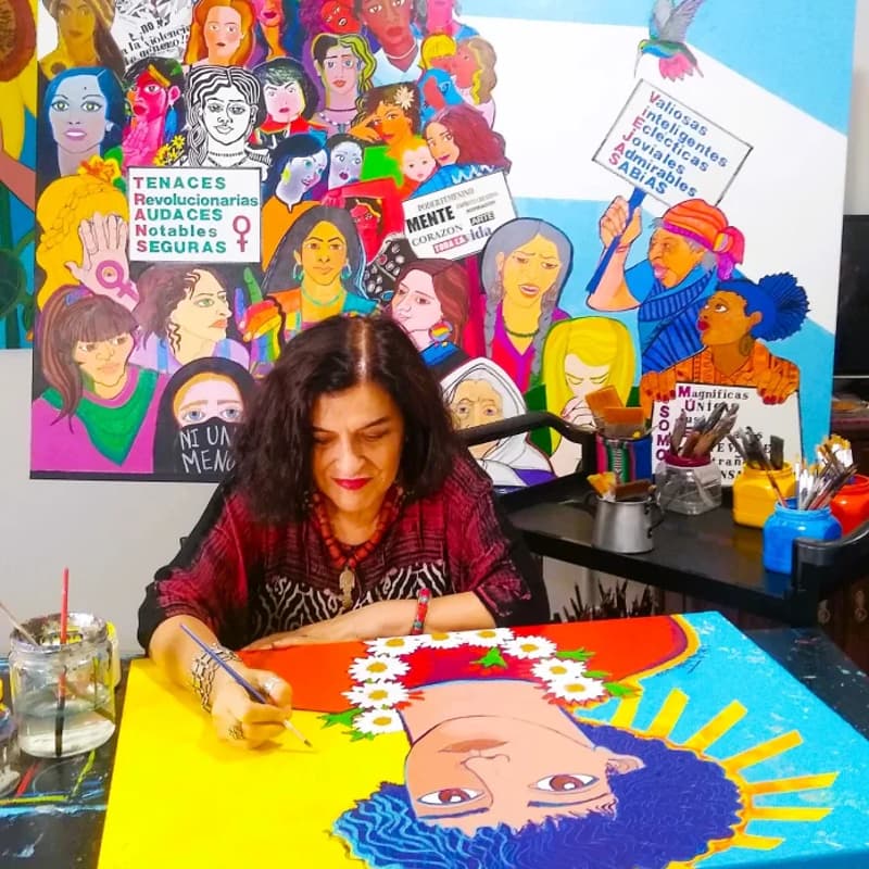 Cover Image for Palabras para el cambio / Words for Change : A Bilingual ARTivism Workshop with Mirta Toledo