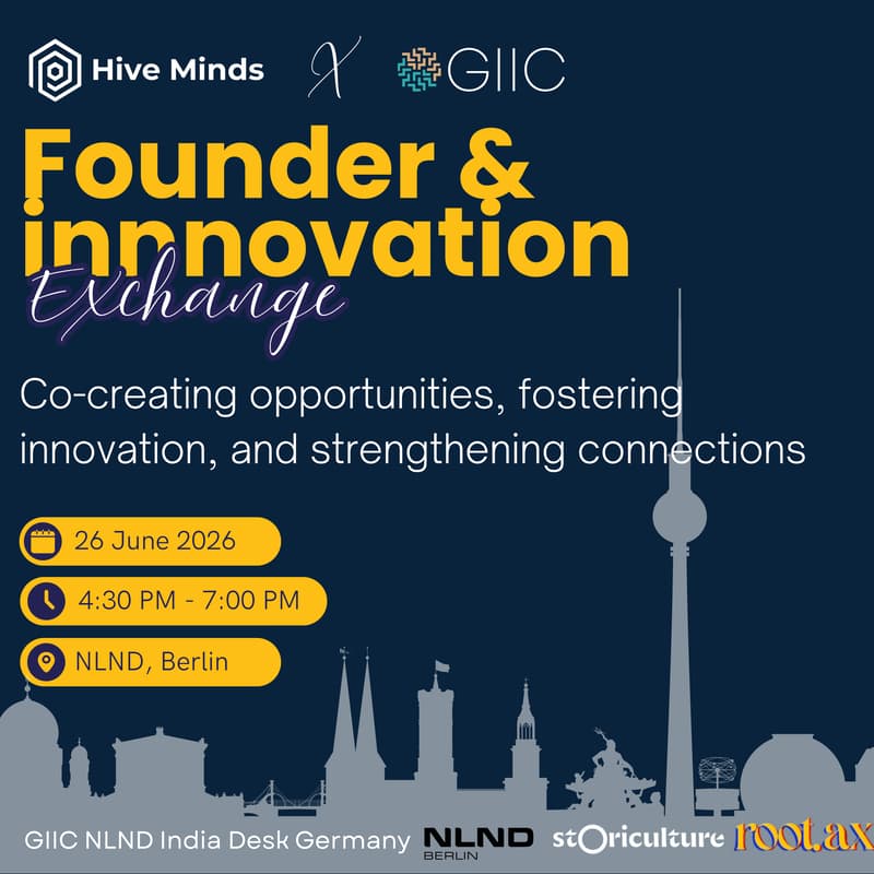 Cover Image for Hive Minds x GIIC:Founder & Innovation Exchange