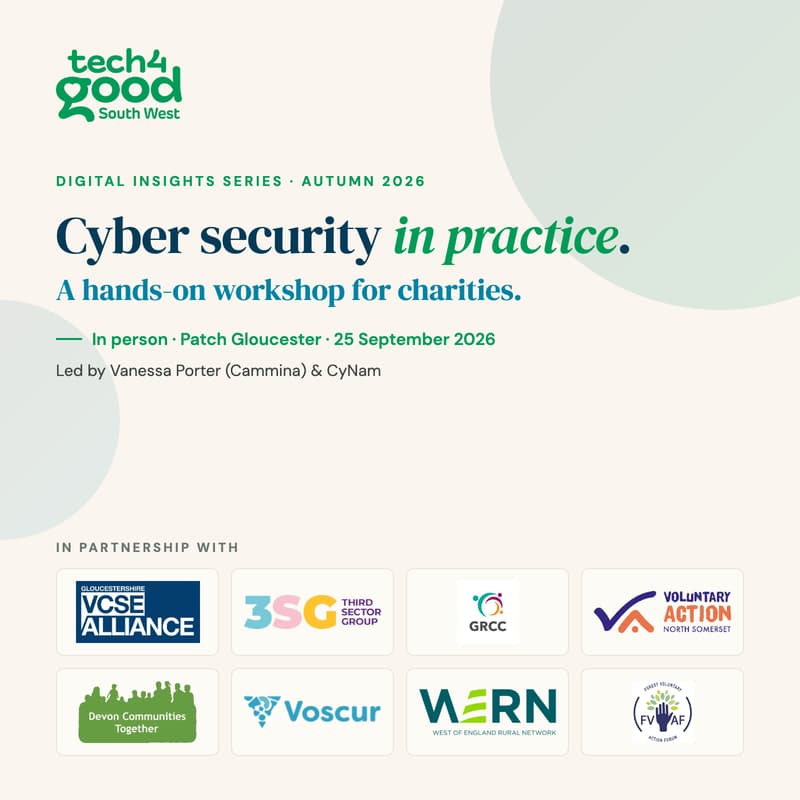 Cover Image for Safer Digital Working: Protecting Your Organisation and the People You Support