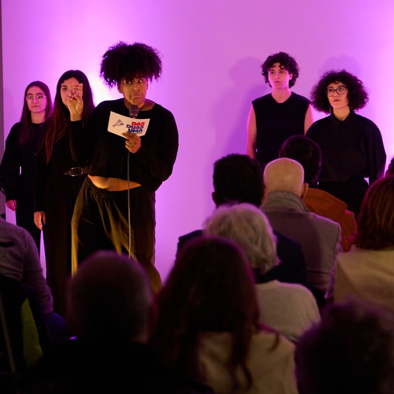 Cover Image for Stela Dalva + Sallim + “Das Duas Uma” com Maria Mar, Maria Costa, Ana Margarida, Ana Mendes e Rute Rocha Ferreira