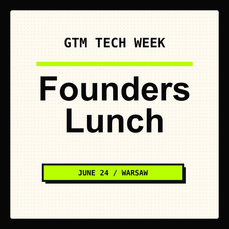 Cover Image for GTM Week: Exclusive Founders Lunch by Inovo