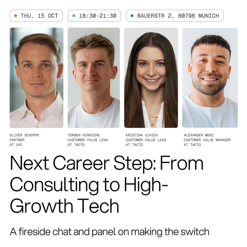 Cover Image for Next Career Step: From Consulting to High-Growth Tech