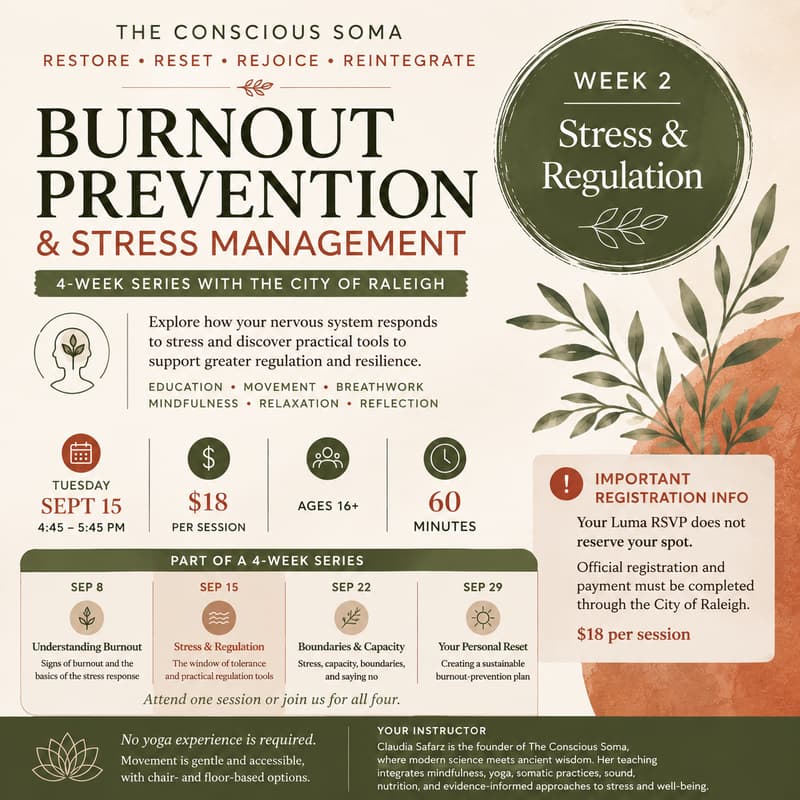 Cover Image for Burnout Prevention & Stress Management - Stress & Regulation