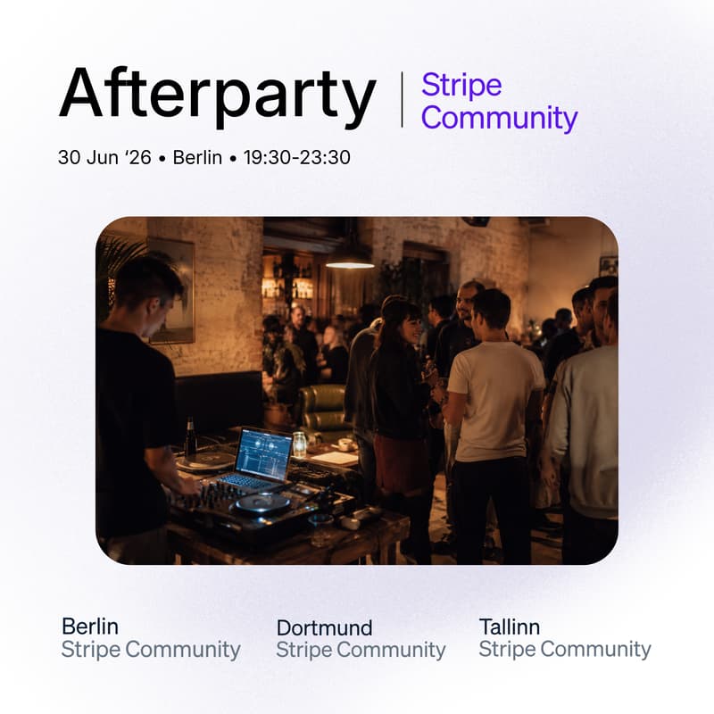 Cover Image for Stripe Community Afterparty