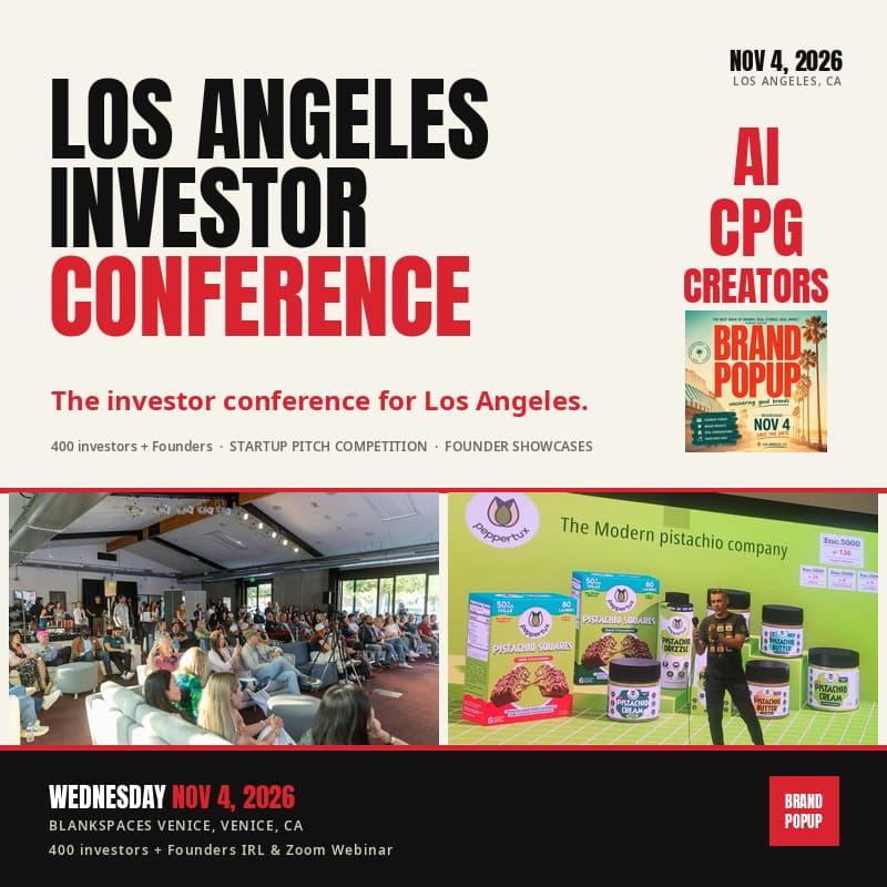 Cover Image for Los Angeles Investor Conference AI * CPG * Creators * Longevity * Sports * Tech