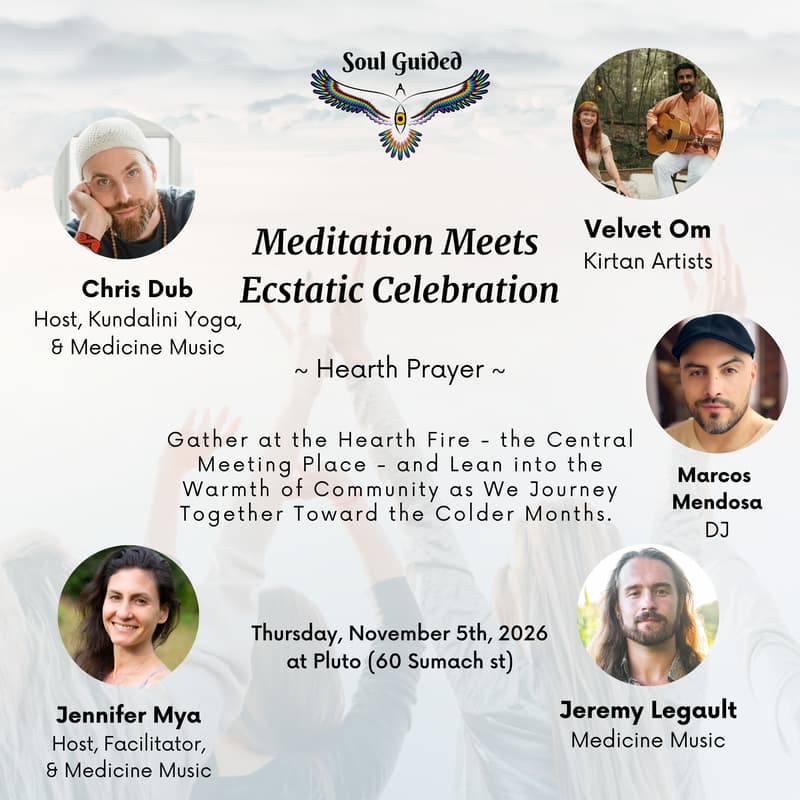 Cover Image for Ecstatic Celebration 'Hearth Prayer' (Kirtan,Soul Music,Kundalini,Dance)