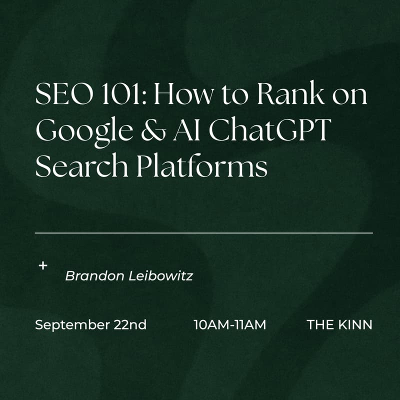 Cover Image for SEO 101: How to Rank on Google & AI ChatGPT Search Platforms