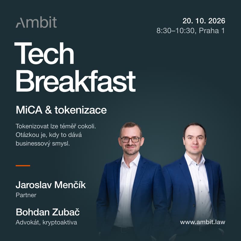 Cover Image for Ambit Tech Breakfast: MiCA & tokenizace