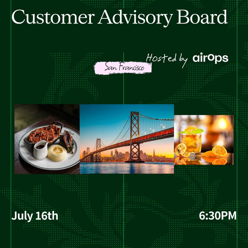 Cover Image for Customer Advisory Board Dinner