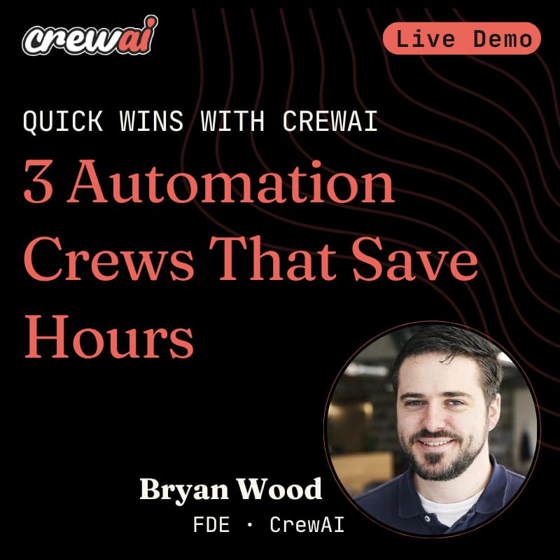 Cover Image for Quick Wins with CrewAI: 3 Automation Crews That Save Hours