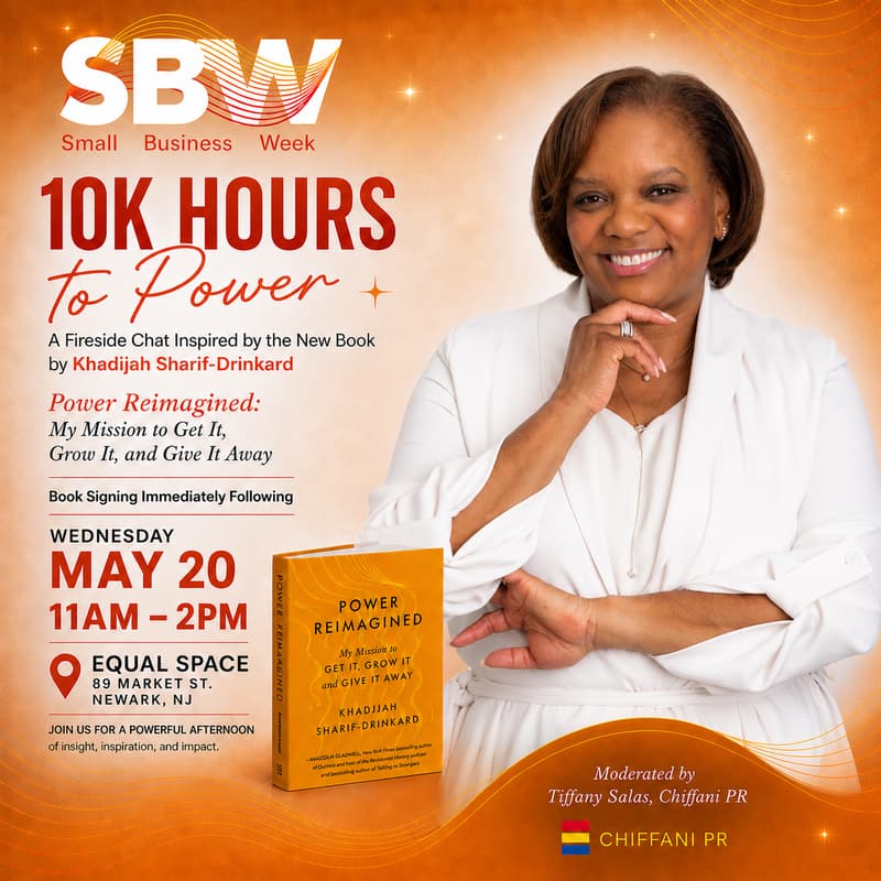 Cover Image for 10K HOURS TO POWER: A Fireside Chat w/ Khadijah Sharif-Drinkard