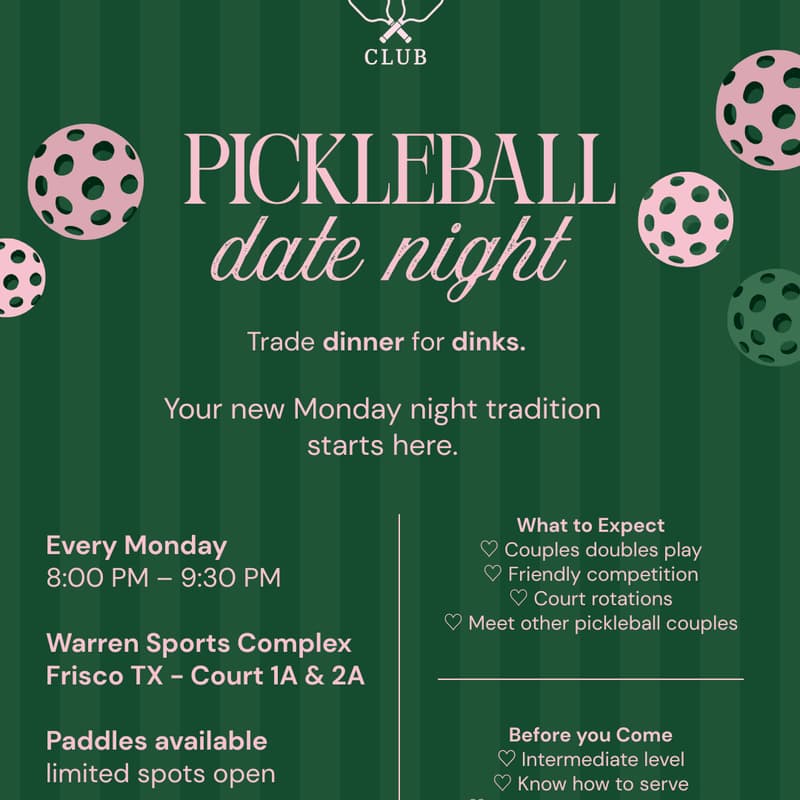 Cover Image for Pickleball Date Night