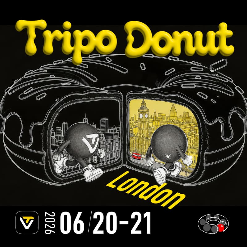 Cover Image for Tripo Donut: AI 3D Printing Workshop | 🎡London🎡