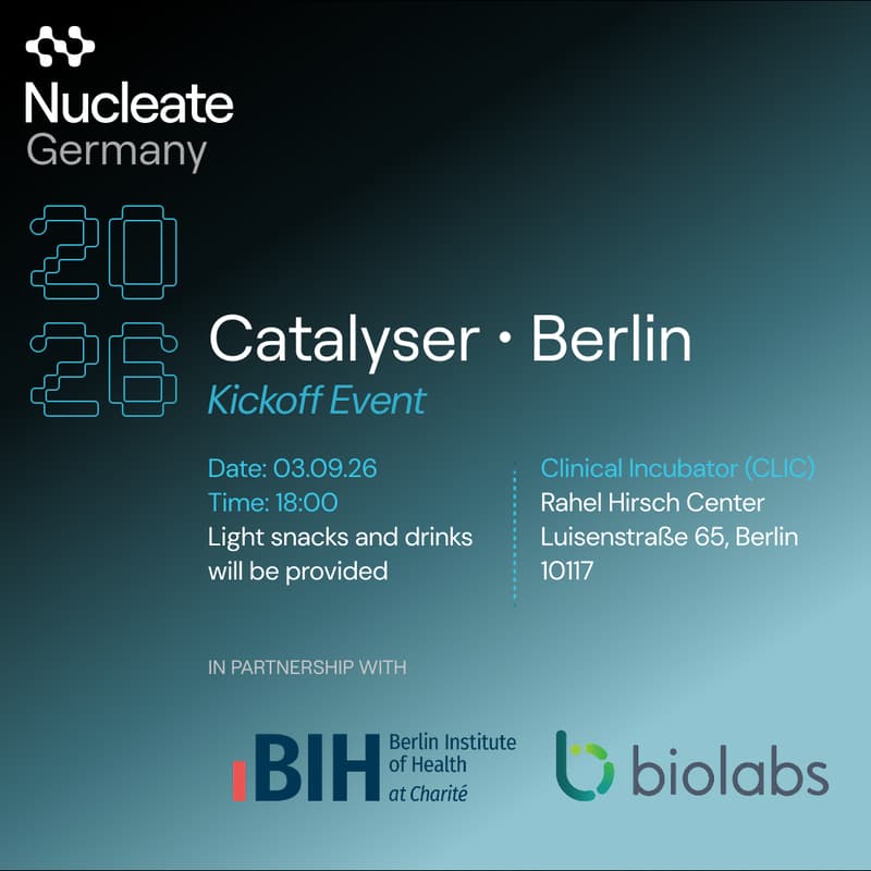 Cover Image for Nucleate x Clinical Incubator (CLIC) | Catalyser Series Kick Off