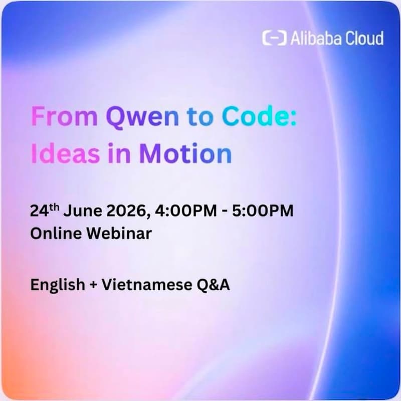 Cover Image for Webinar: From Qwen to Code: Ideas in Motion