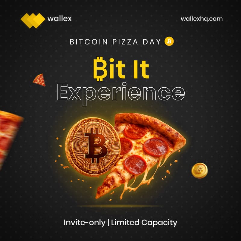 Cover Image for Wallex Bitcoin Pizza Day Experience | ₿it It.