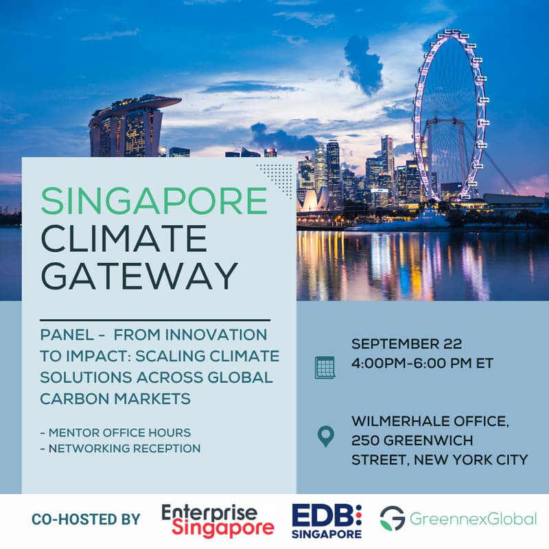 Cover Image for Singapore Climate Gateway: Scaling Climate Innovation Between The Us And Asia