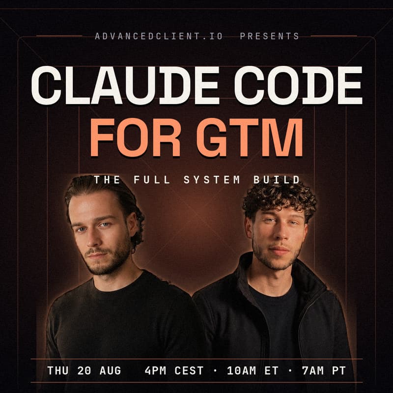 Cover Image for Claude code for GTM