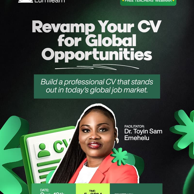 Cover Image for Revamp Your CV for Global Opportunities in 2026