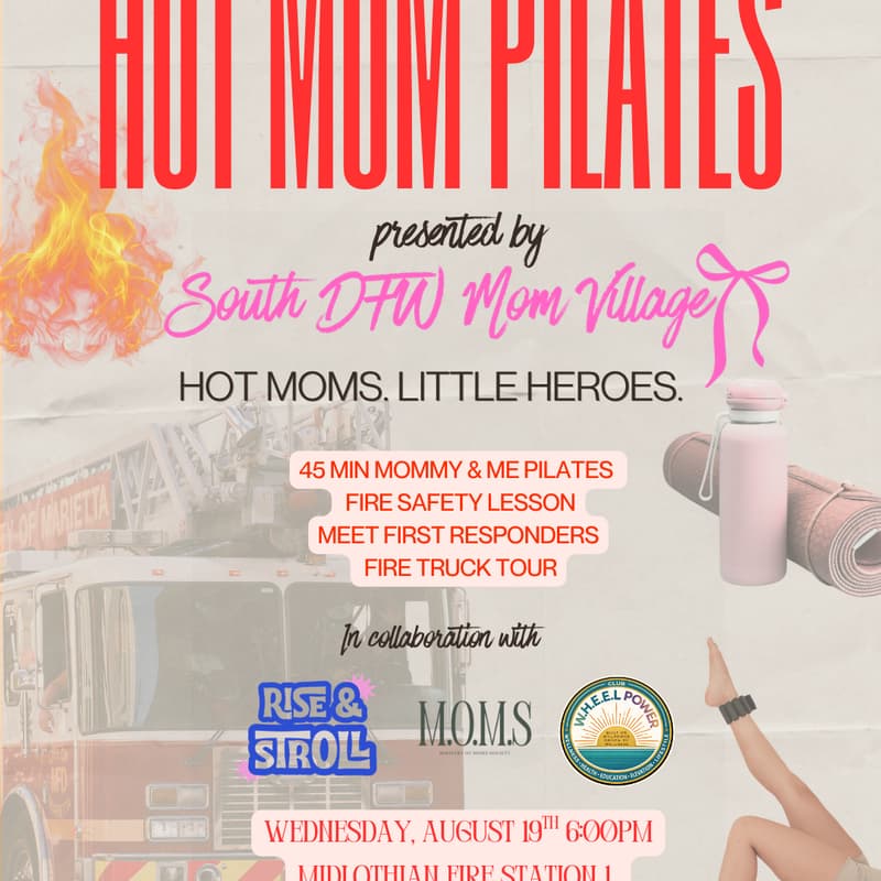 Cover Image for August 19th: Hot Mom Pilates: Midlothian Fire Station Event