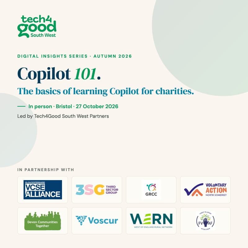 Cover Image for Copilot 101: The basics of learning Copilot for charities