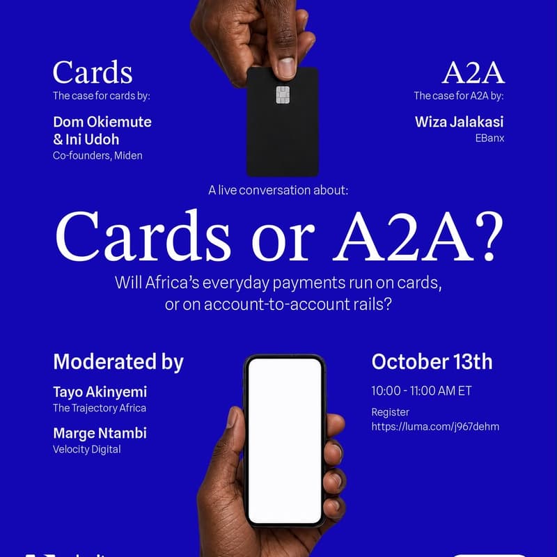Cover Image for The future of cards in Africa: Cards or A2A?