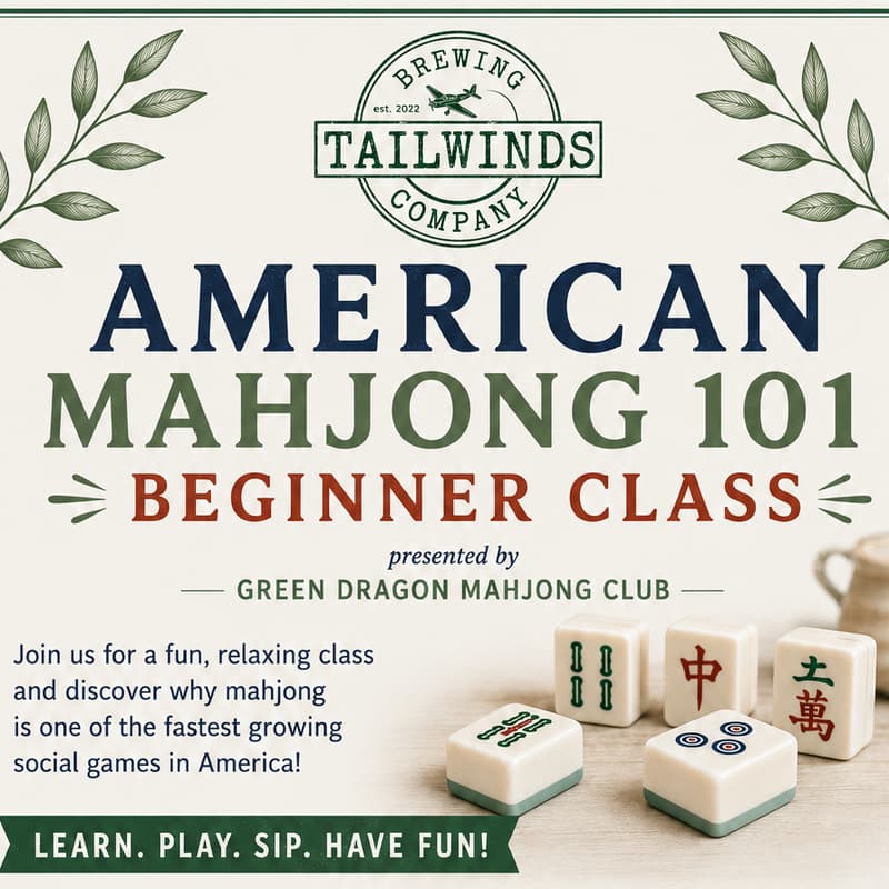 Cover Image for Tiles & Taps American Mahjong 101 Beginner Class