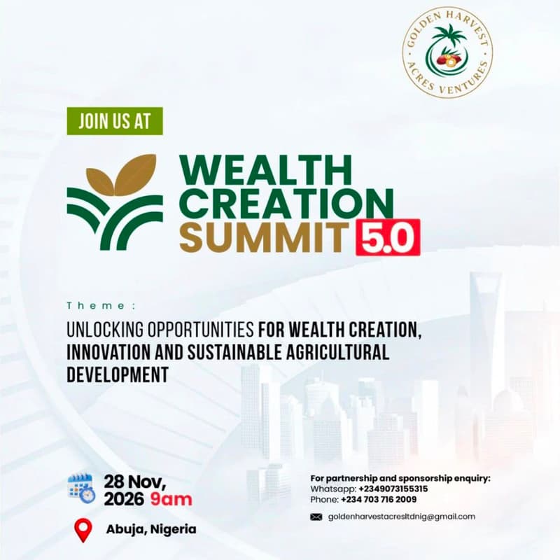 Cover Image for WEALTH CREATION SUMMIT 5.0