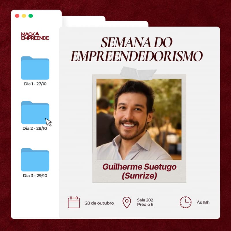 Cover Image for Semana do Empreendedorismo Mackempreende - Dia 02