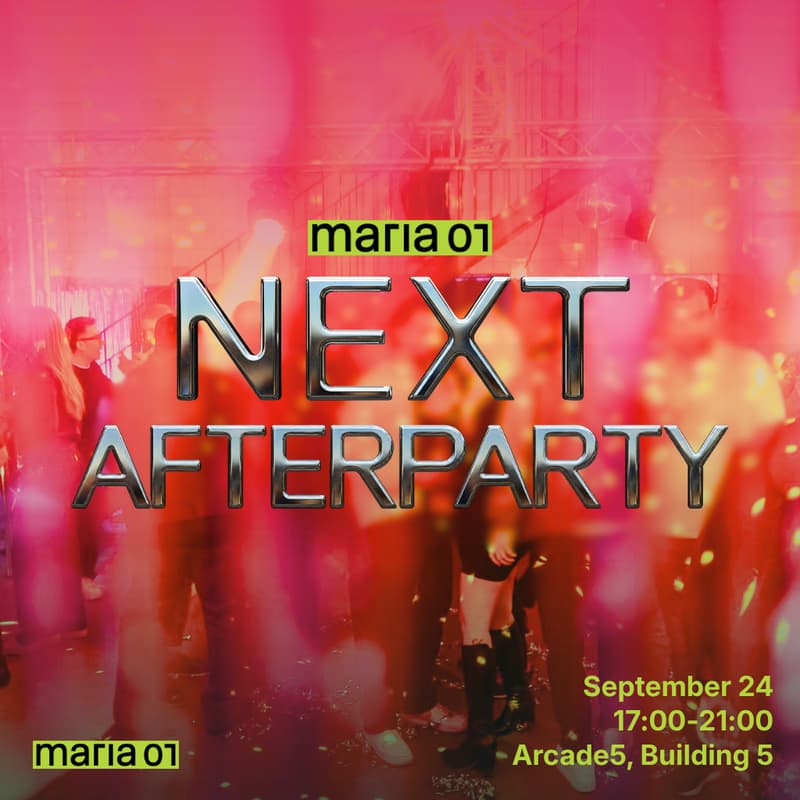 Cover Image for Maria 01 NEXT Afterparty