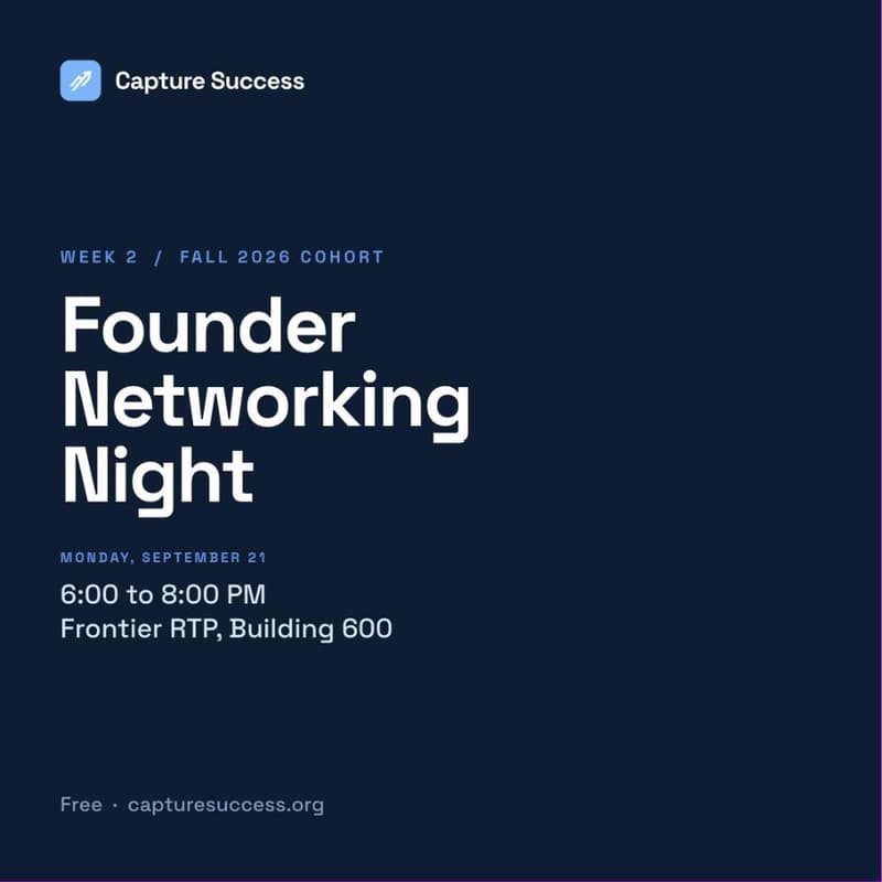 Cover Image for Capture Success: Founder Networking Night