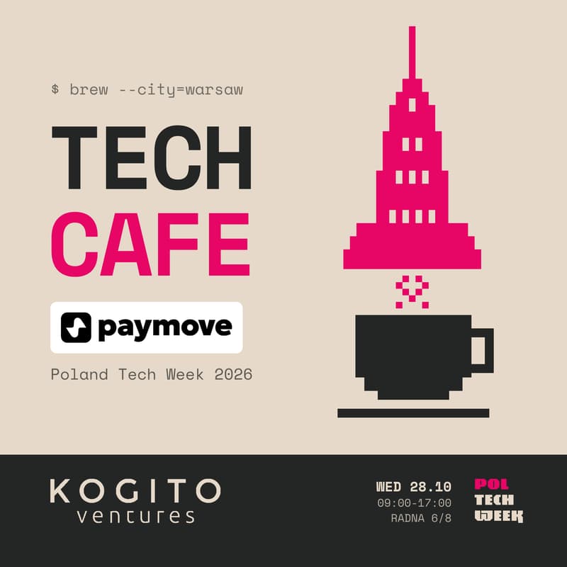 Cover Image for Agent kupuje miasto: Infrastruktura płatności dla agentów AI | Paymove @ Kogito Tech Cafe