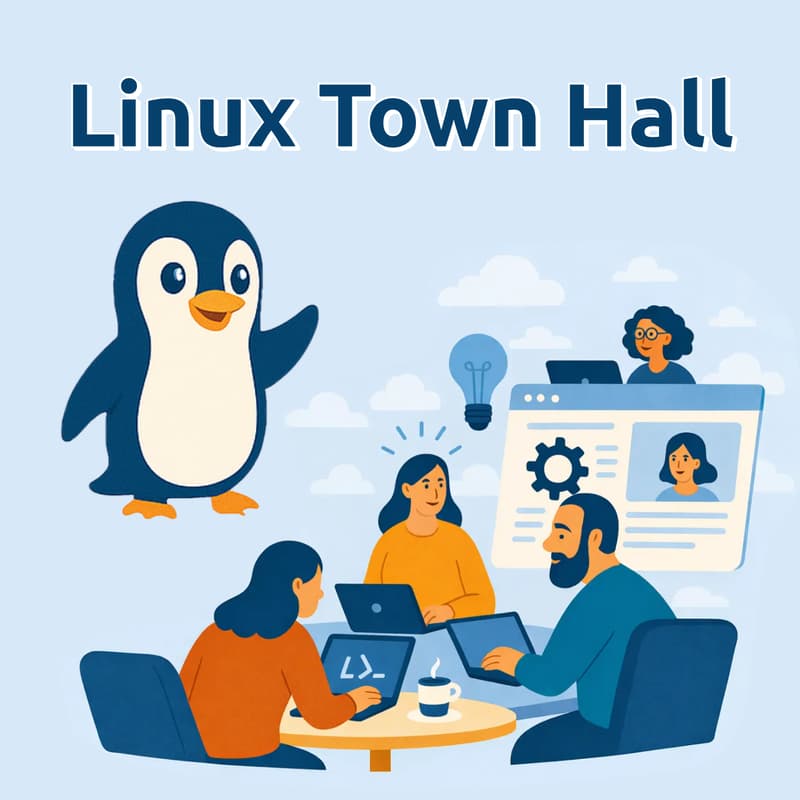 Cover Image for Linux Town Hall - July