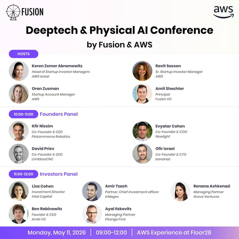 Cover Image for Deeptech & Physical AI Conference - by Fusion & AWS