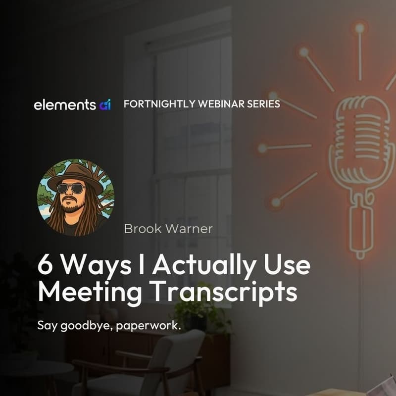Cover Image for Practical AI Masterclass: Meeting Transcript Edition with Brook Warner