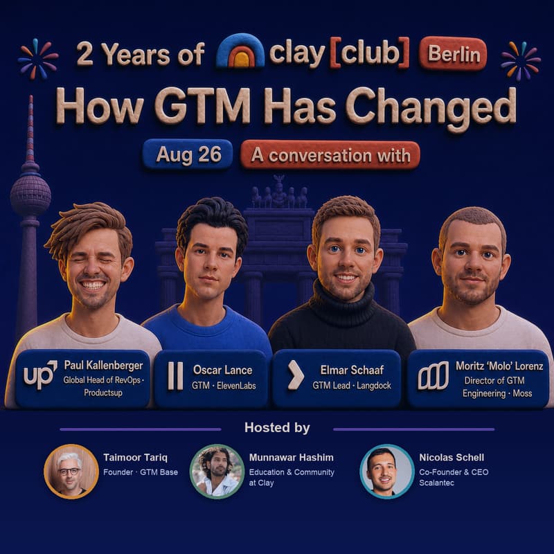 Cover Image for Clay in Berlin: 2 Year Anniversary - How GTM Has Changed